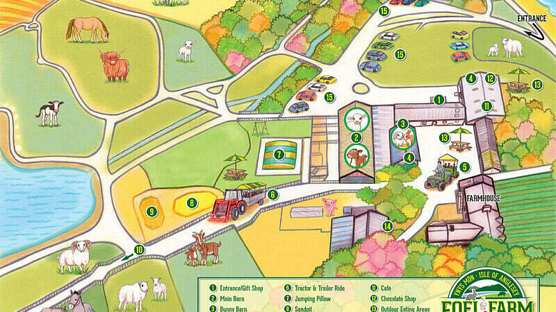 Foel farm map 800x572